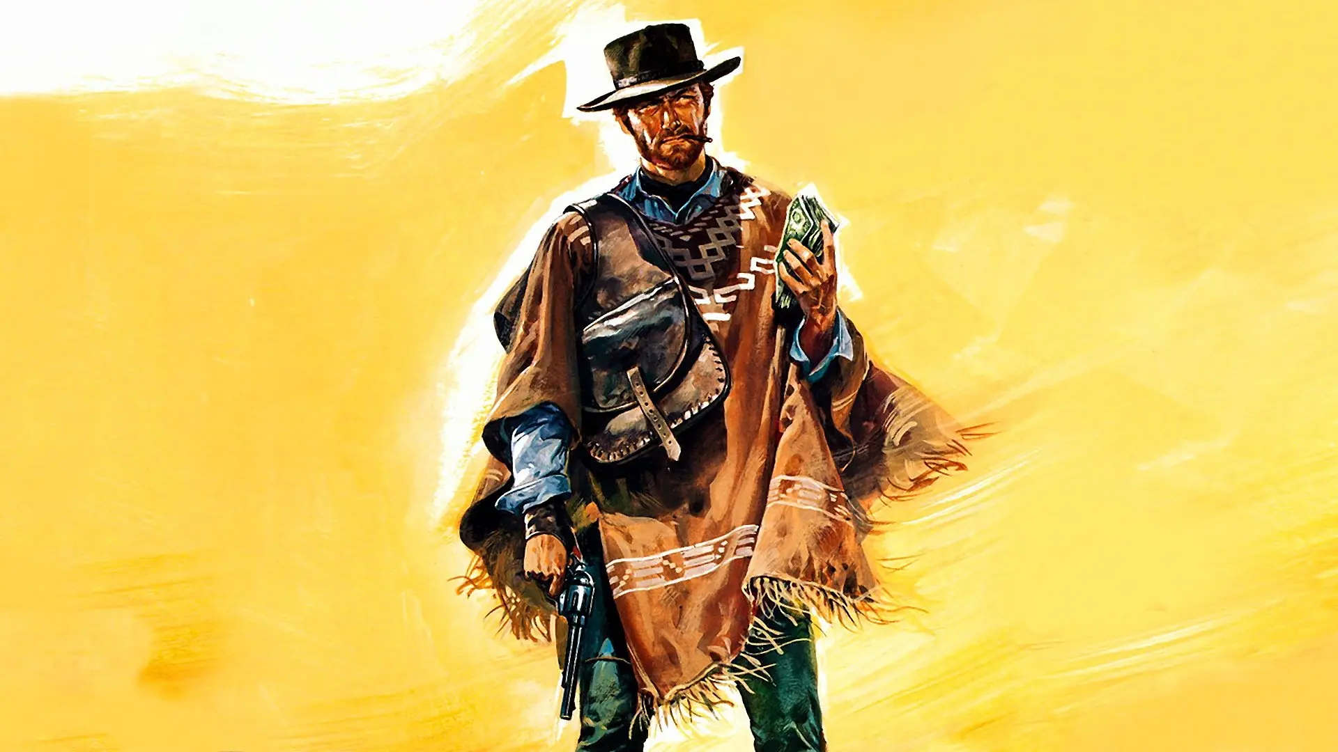 A Fistful of Dollars backdrop