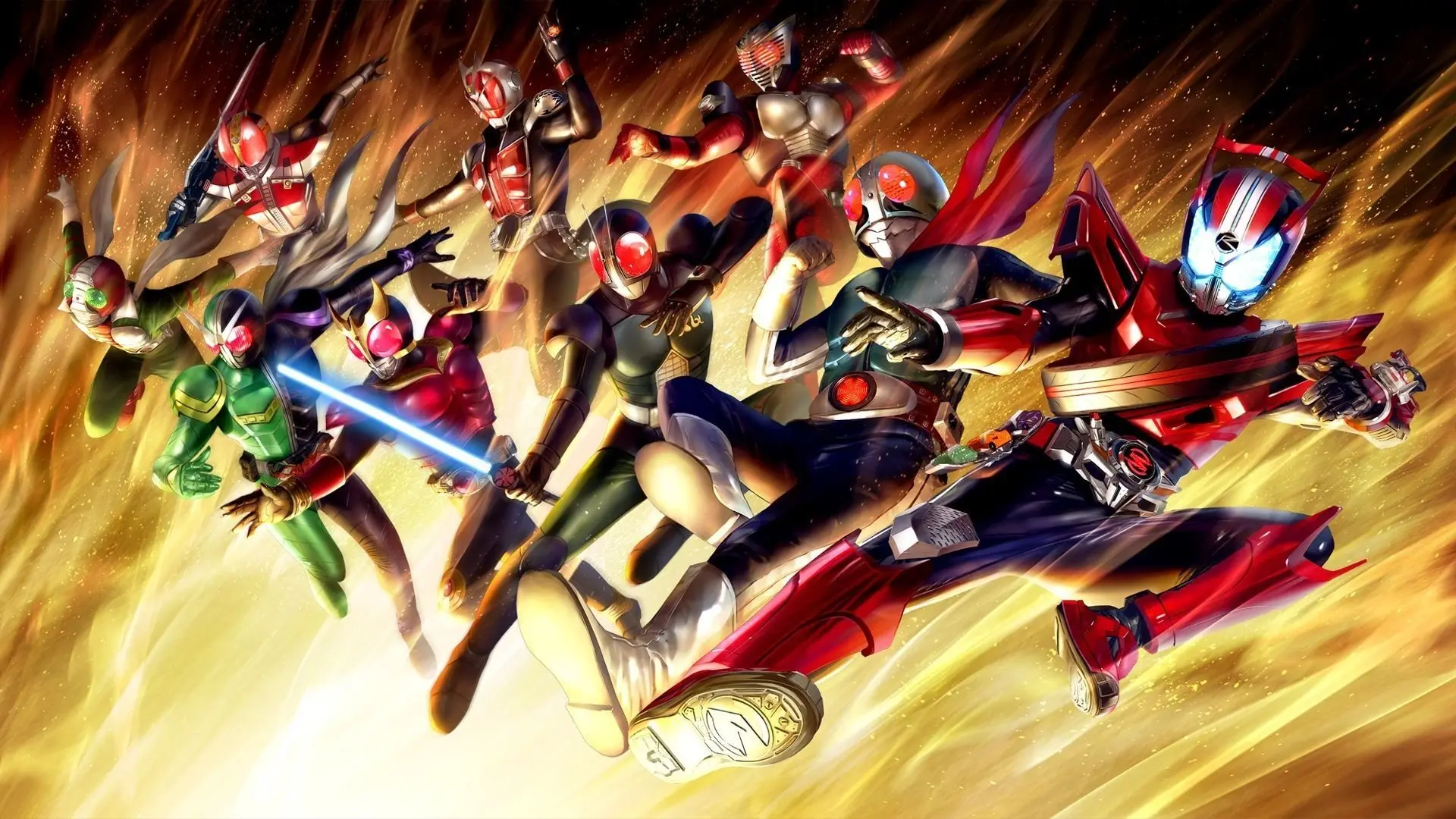 Kamen Rider backdrop