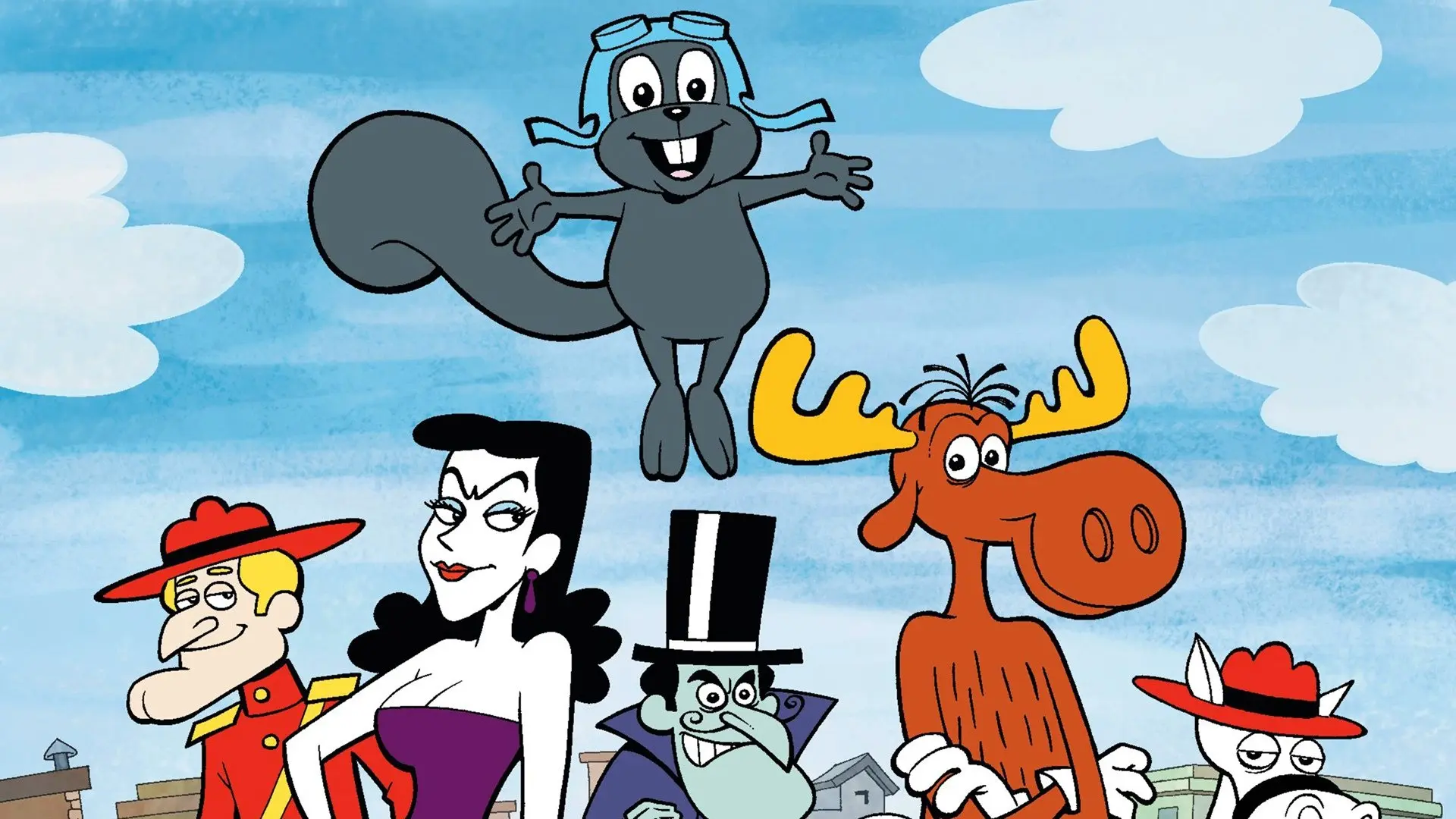 The Bullwinkle Show backdrop
