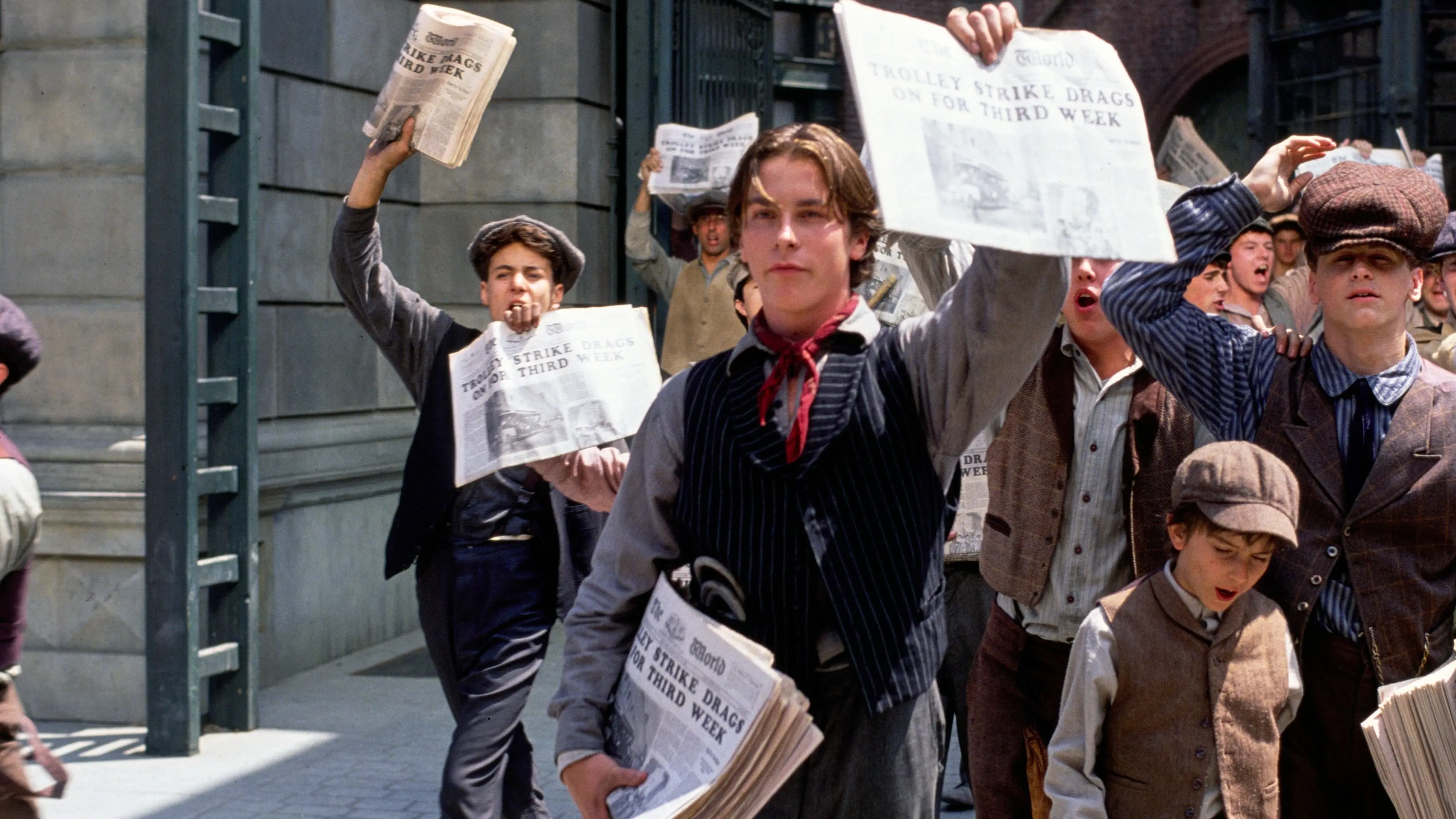 Newsies backdrop