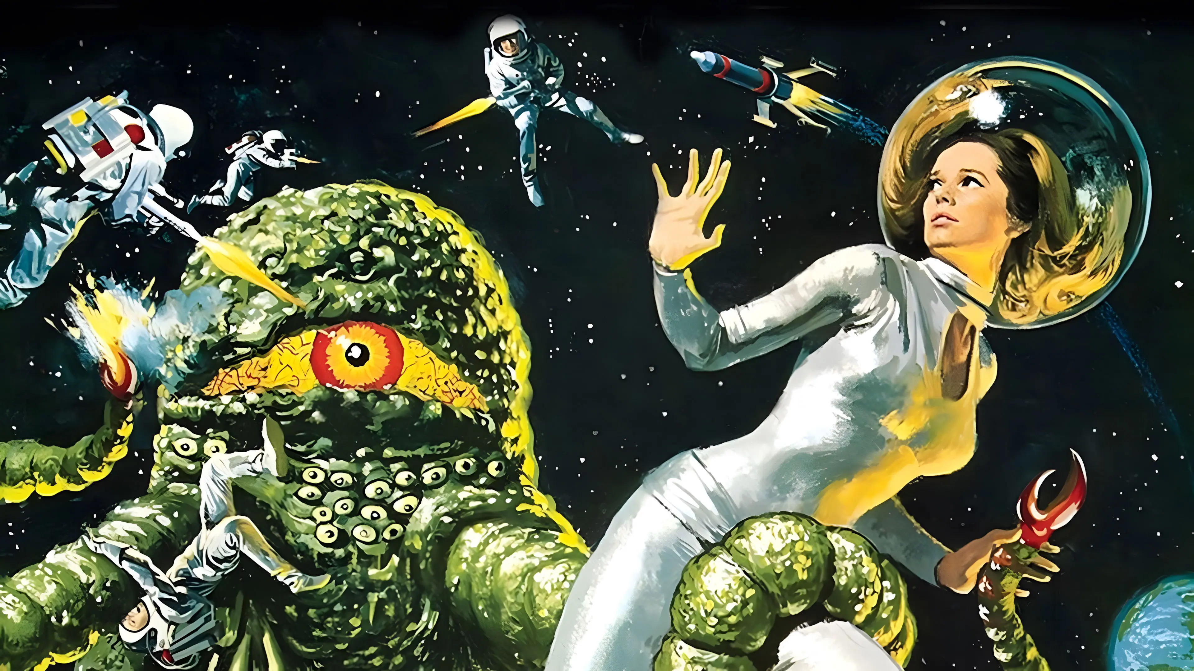 The Green Slime backdrop