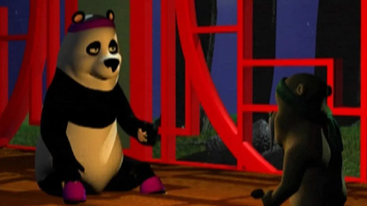 The Little Panda Fighter backdrop